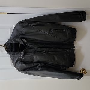 Leather Coat w/Removable Lining